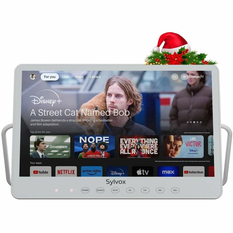 SYLVOX PT16A0KGGB 15.6" Smart LED-LCD TV 2024 - 4K UHDTV - White