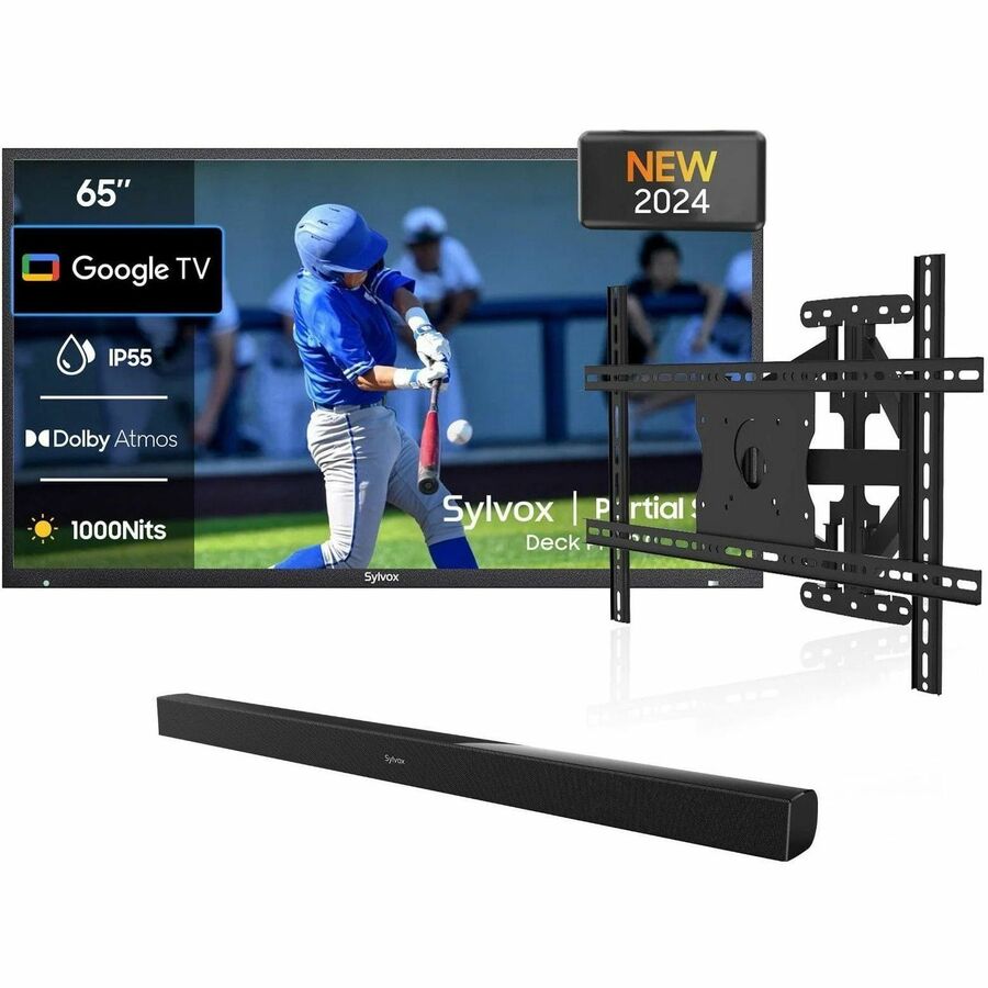 SYLVOX Deck Pro 2.0 OT75A2KHGD 75" Smart LED-LCD TV 2024 - 4K UHDTV - High Dynamic Range (HDR) - Black