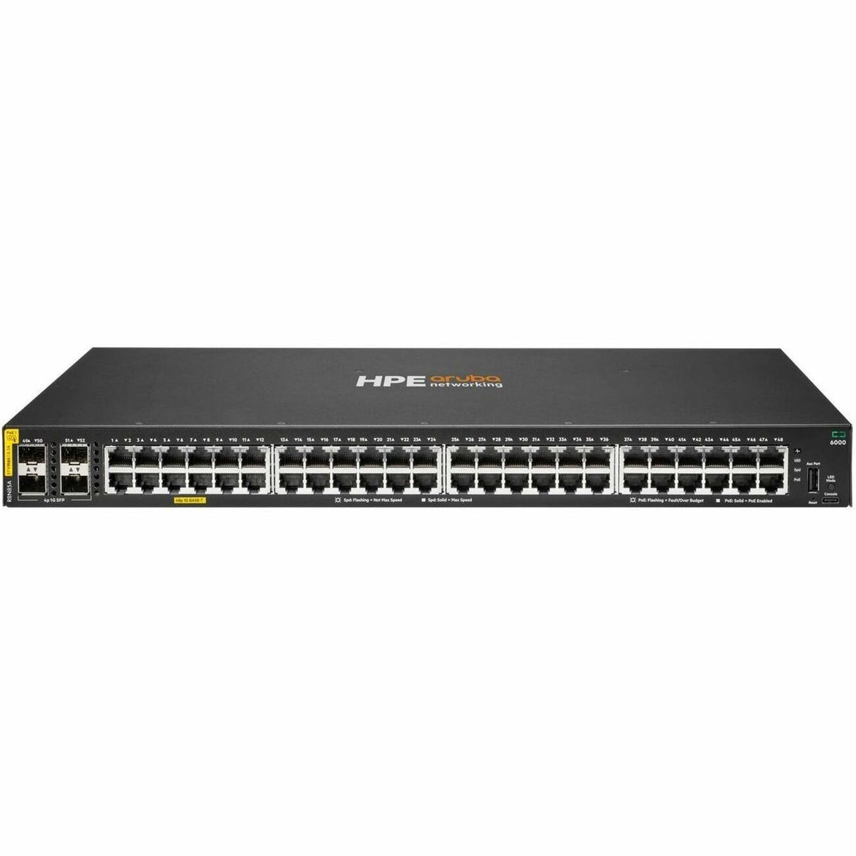 Aruba CX 6000 48G Class4 PoE 4SFP 370W Switch