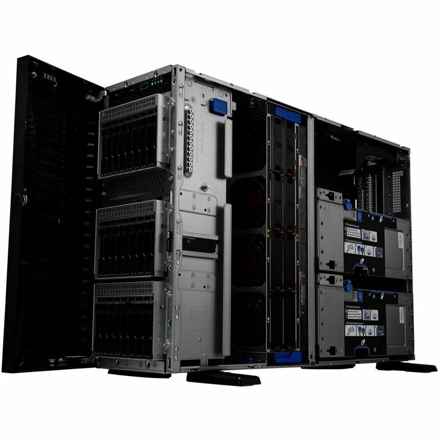 HPE ProLiant ML350 G11 4U Tower Server - 1 x Intel Xeon Silver 4510 2.40 GHz - 32 GB RAM - 8 TB HDD - (2 x 4TB) HDD Configuration - Serial ATA/600 Controller