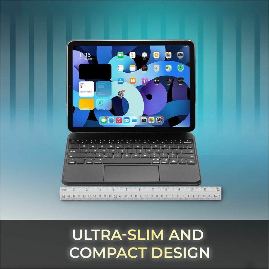 Adesso Bluetooth Keyboard for iPad Pro 11 inch, 1st, 2nd, 3rd, 4th Generation, iPad Air 10.9 inche, 4th, 5th, 6th (M2)