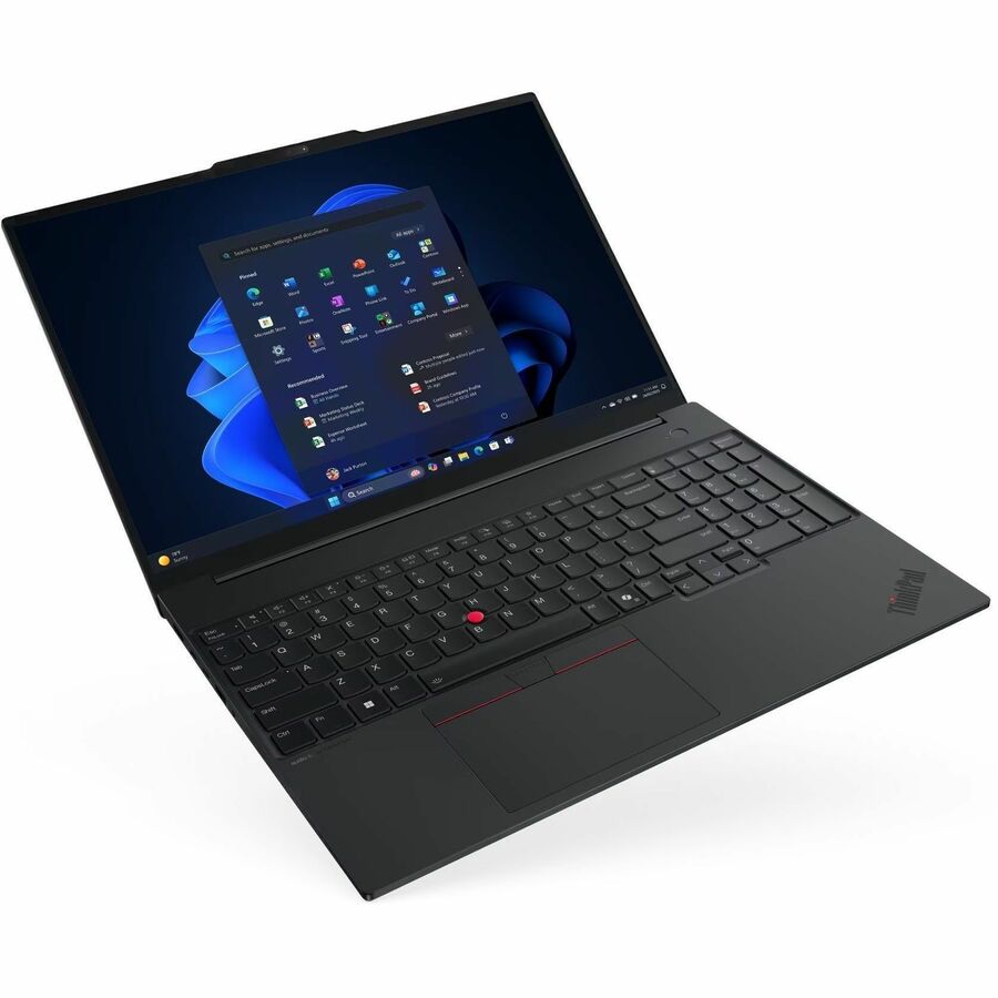 Lenovo ThinkPad E16 Gen 3 21SR0035US 16" Notebook - WUXGA - 60 Hz - Intel Core Ultra 5 225U - 16 GB - 256 GB SSD - English Keyboard - Black