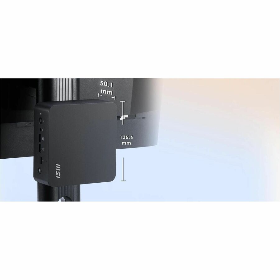 MSI Cubi NUC AI+ Cubi NUC AI+ 2MG-003BUS Barebone System - Mini PC - Socket BGA-2833 - Intel Core Ultra 7 258V 2.20 GHz Octa-core (8 Core)