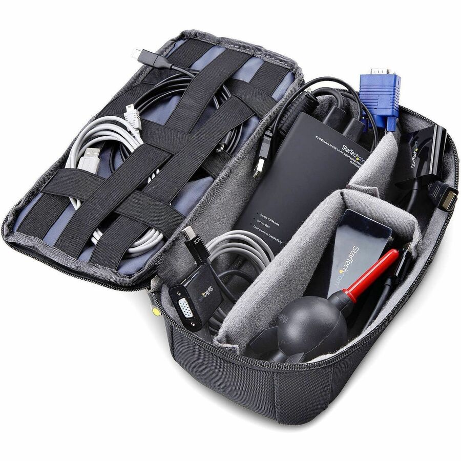 StarTech.com Portable Laptop Crash Cart Adapter, USB/VGA/Mini DisplayPort KVM Console, File Transfer/Video Capture, TAA