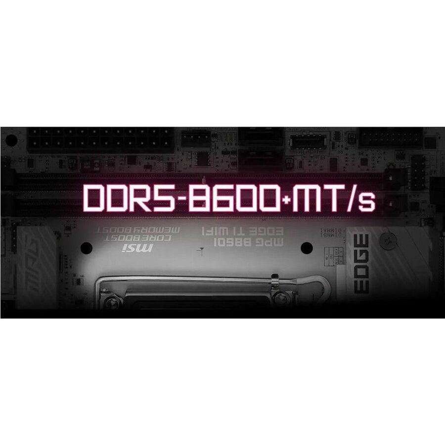 MSI MPG MPG B860I EDGE TI WIFI Gaming Desktop Motherboard - Intel B860 Chipset - Socket LGA-1851 - Mini ITX