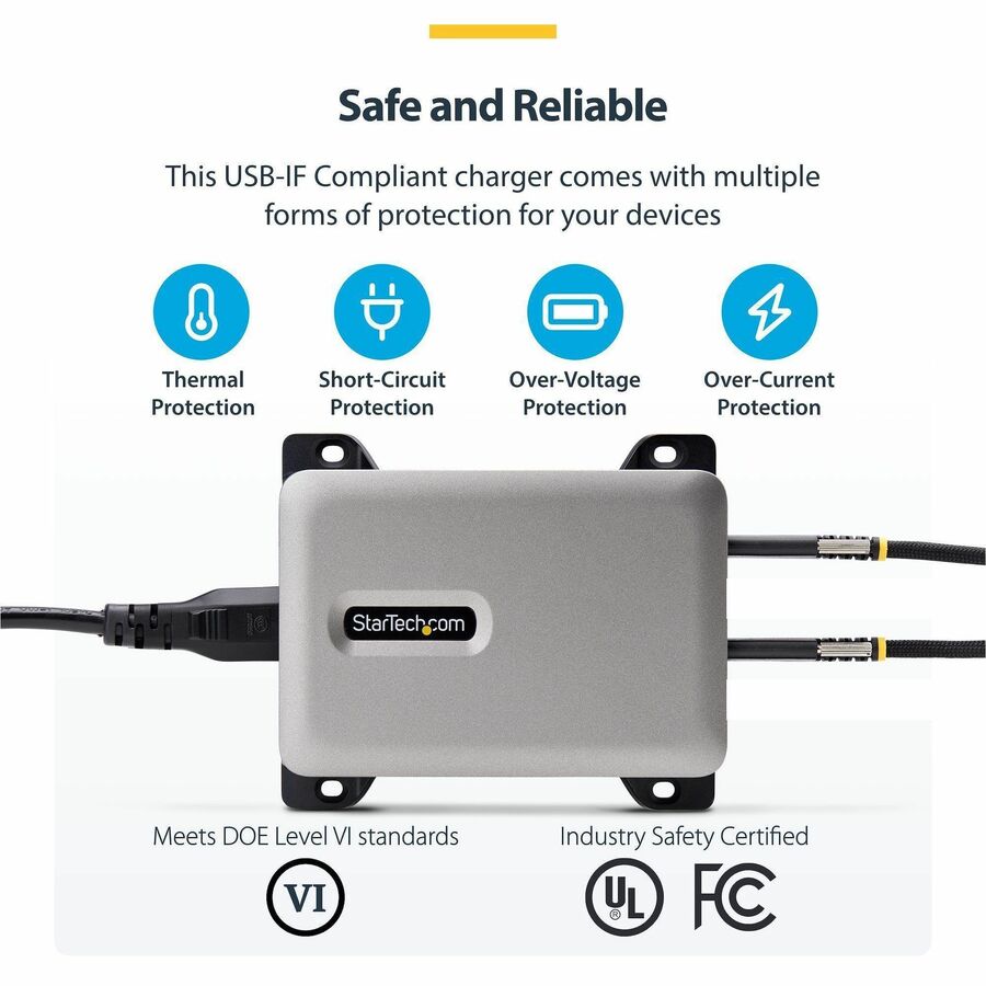4 Port USB C Charger 240W