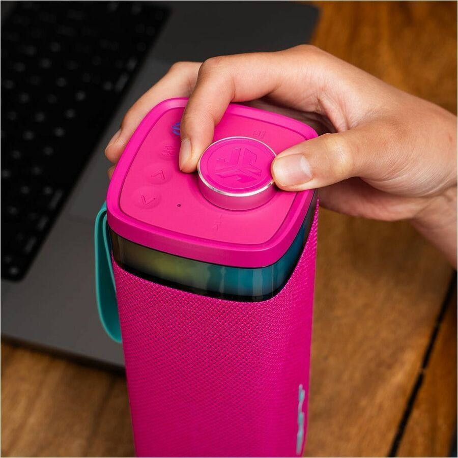 JLab JBuds Party Portable Bluetooth Speaker System - 30 W RMS - Pink