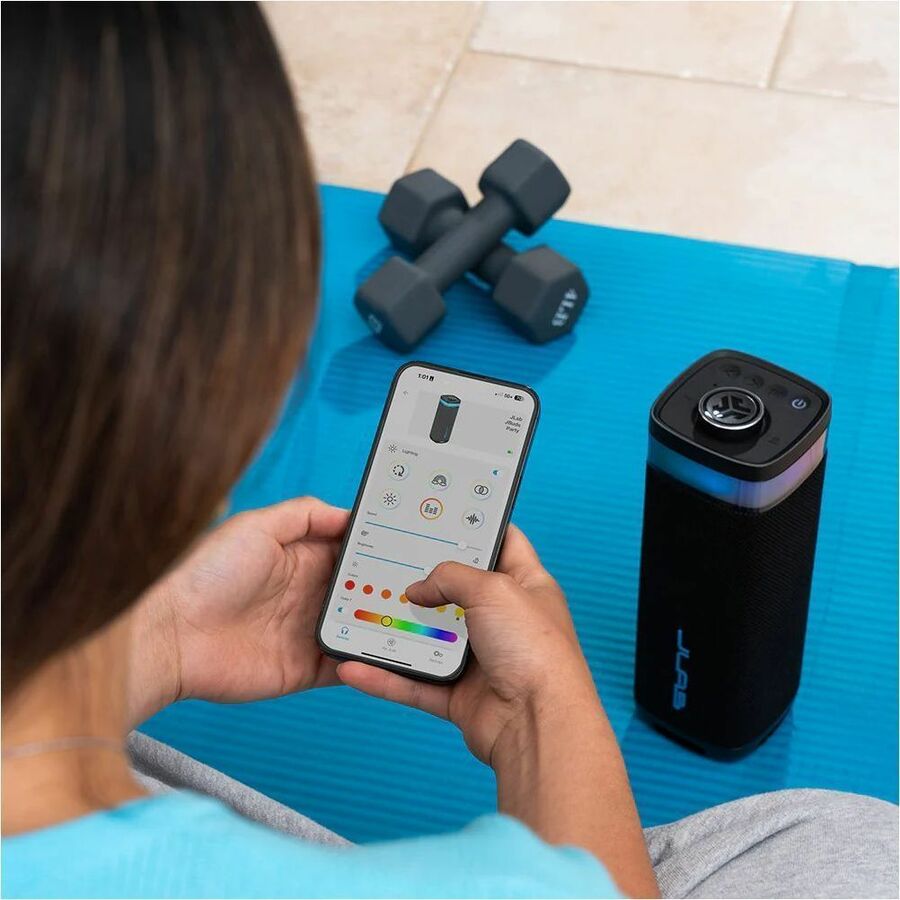 JLab JBuds Party Portable Bluetooth Speaker System - 30 W RMS - Black