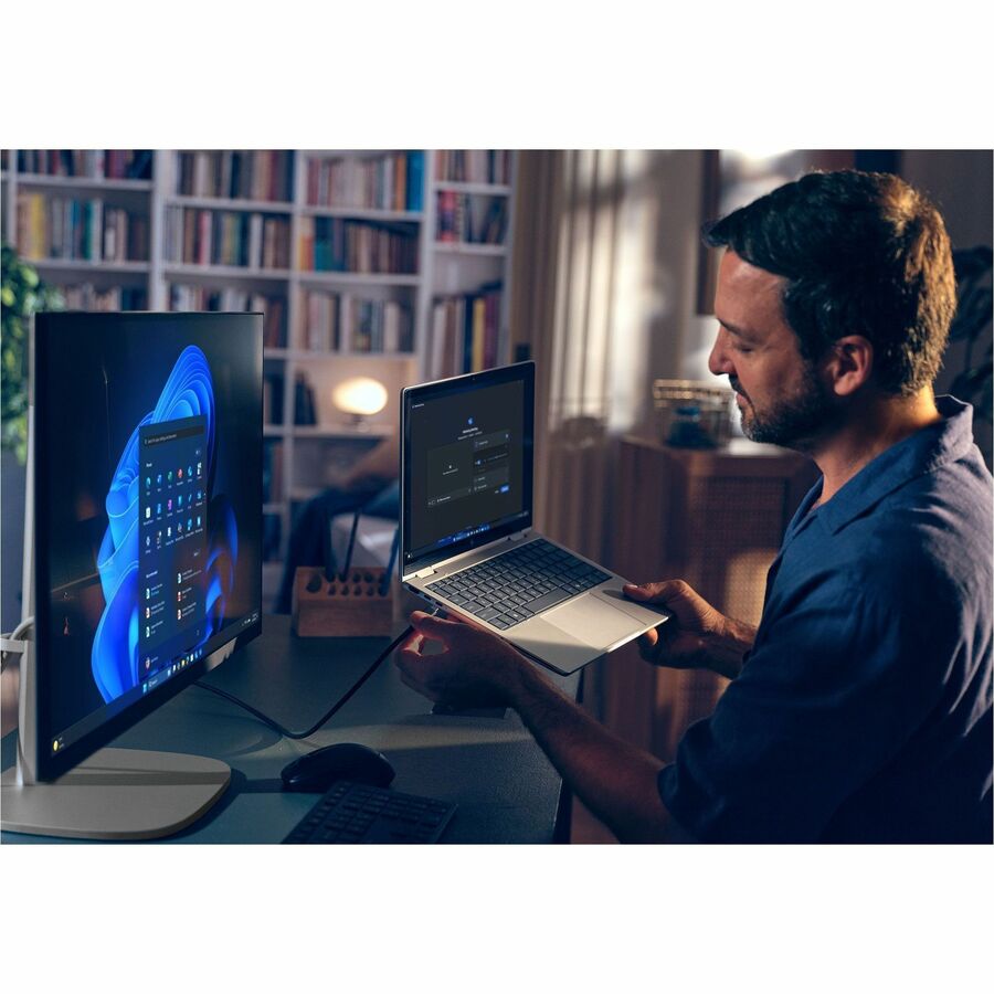 HP EliteStudio 8 AiO G1i All-in-One Computer - Intel Core Ultra 7 265 - vPro Technology - 16 GB - 512 GB SSD - 23.8" Full HD Touchscreen - Desktop - Pike Silver