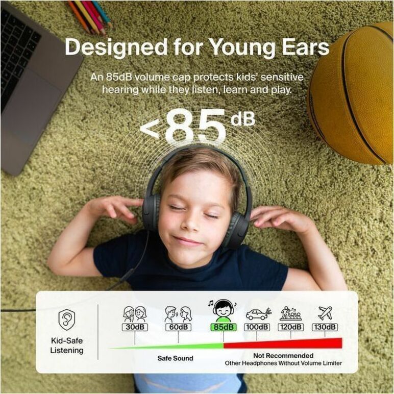 Belkin SoundForm Mini New Wired On-Ear Headphones for Kids