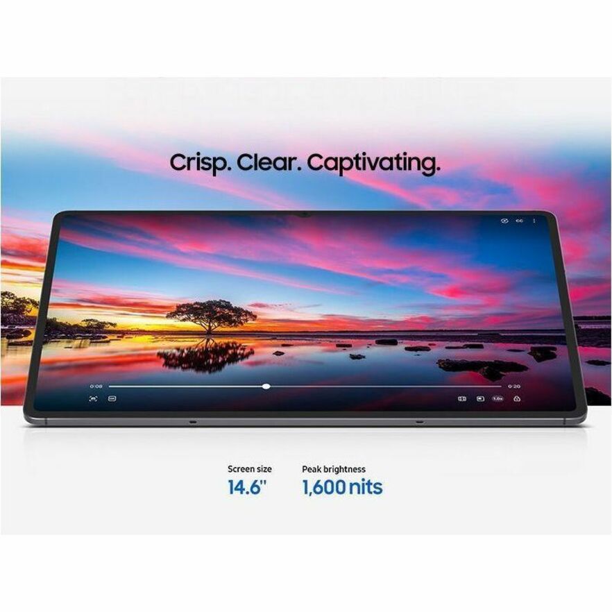 Samsung Galaxy Tab S11 Ultra SM-X930 Tablet - 14.6" WQXGA+ - MediaTek Dimensity 9400+ (MT6991) Octa-core - 12 GB - 512 GB Storage - Android 16 - Gray