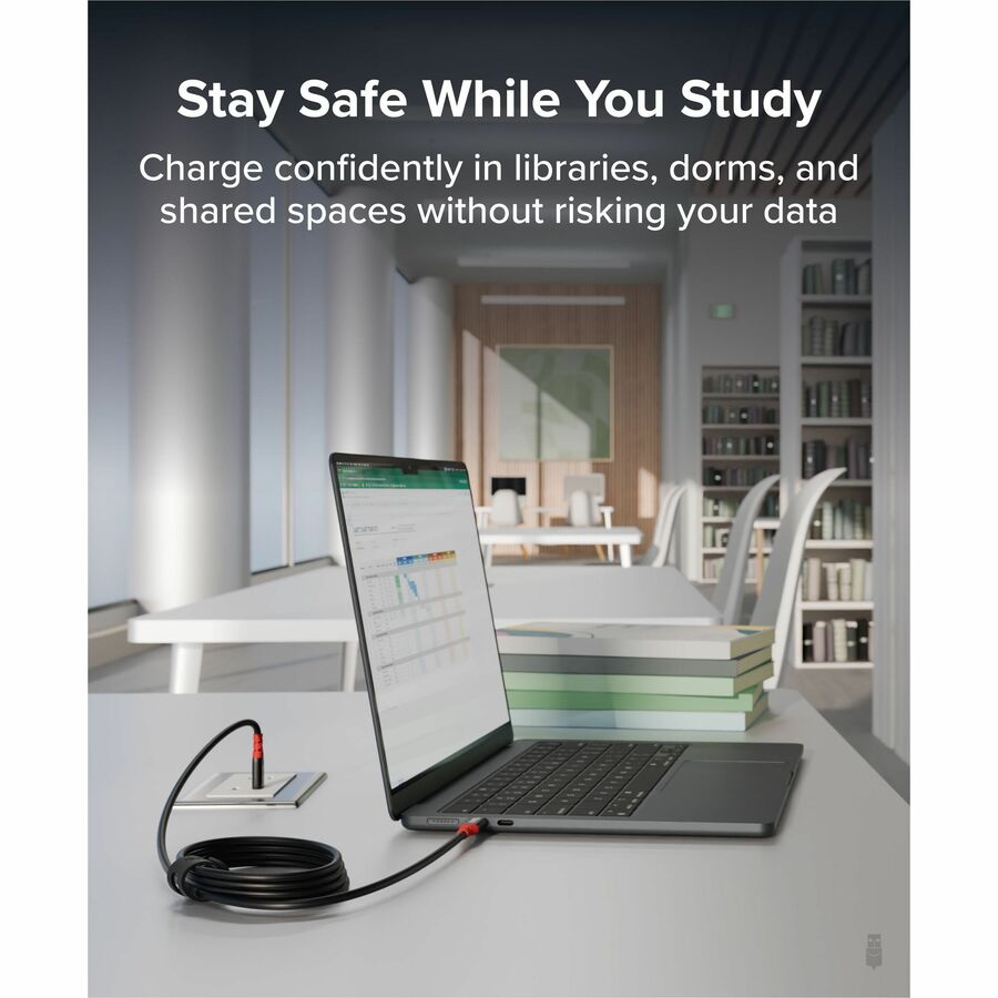 Plugable USB C to USB C Cable, Data Blocker Charge Only Cable (2m/6.6ft): 240W Safe Fast Charging