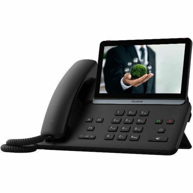 Yealink SIP-T87W IP Phone - Corded - Corded/Cordless - Wi-Fi, Bluetooth, DECT - Wall Mountable, Desktop - Classic Gray