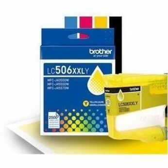 Brother LC506XXLY Original Super High Yield Inkjet Ink Cartridge - Yellow - 1 Each