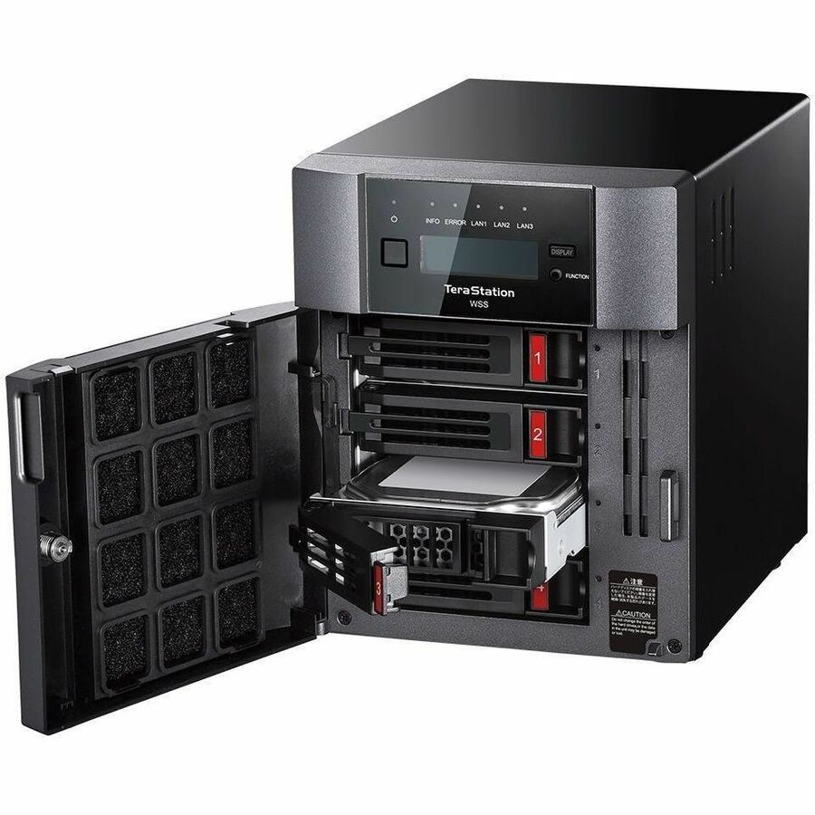 BUFFALO TeraStation WS5420DN 4-Bay Windows Server IoT 2025 Desktop NAS 48TB (4x12TB) HDD Included TAA Compliant