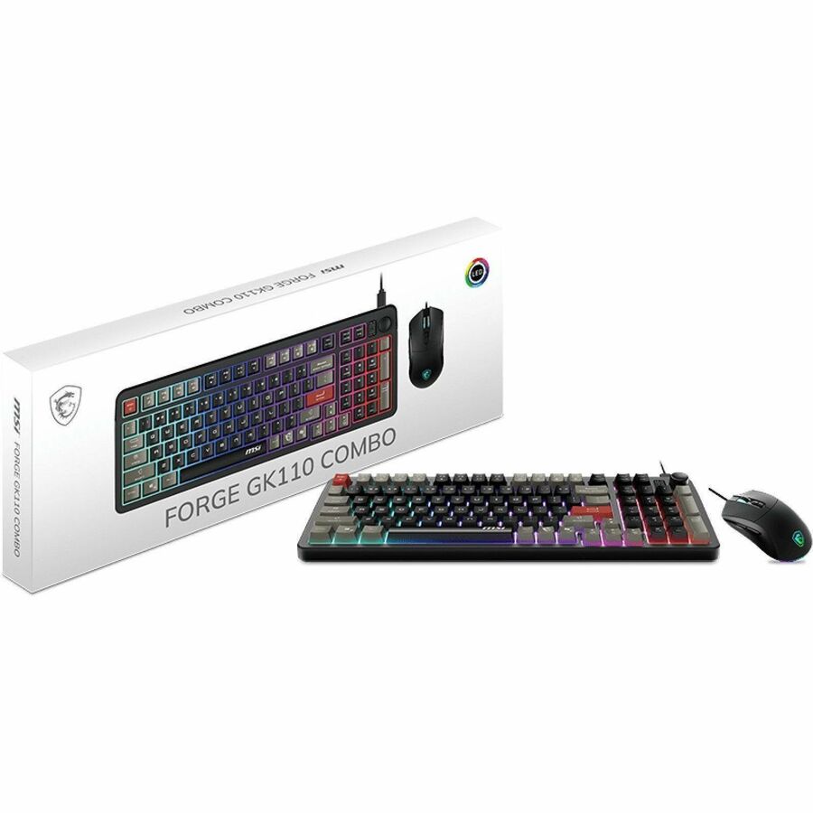 MSI FORGE GK110 COMBO Gaming Keyboard & Mouse