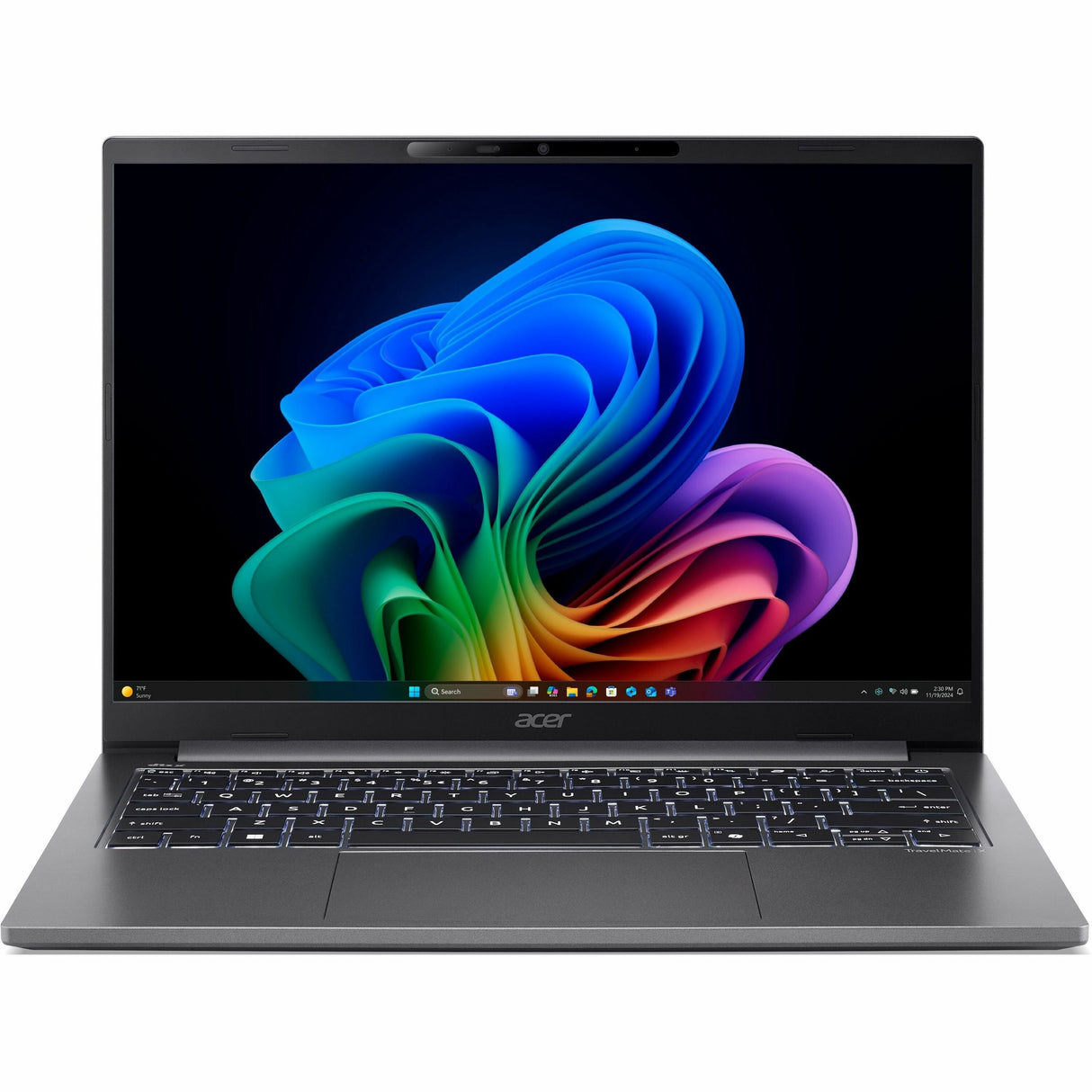 Acer TravelMate X4 14 AI X414-51 TMX414-51-579T 14" Copilot+ PC Notebook - WUXGA - 120 Hz - Intel Core Ultra 5 226V - 16 GB - 512 GB PCI Express NVMe 4.0 SSD - US International Keyboard - Iron