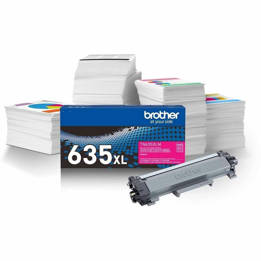 Brother TN635XLM Original High Yield Laser Toner Cartridge - Magenta - 1 Pack