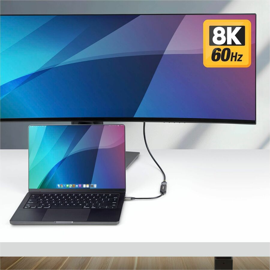 StarTech.com USB-C to HDMI Adapter, 8K 60Hz / 4K 120Hz, Thunderbolt / USB4 Compatible, USB C to HDMI 2.1 Converter