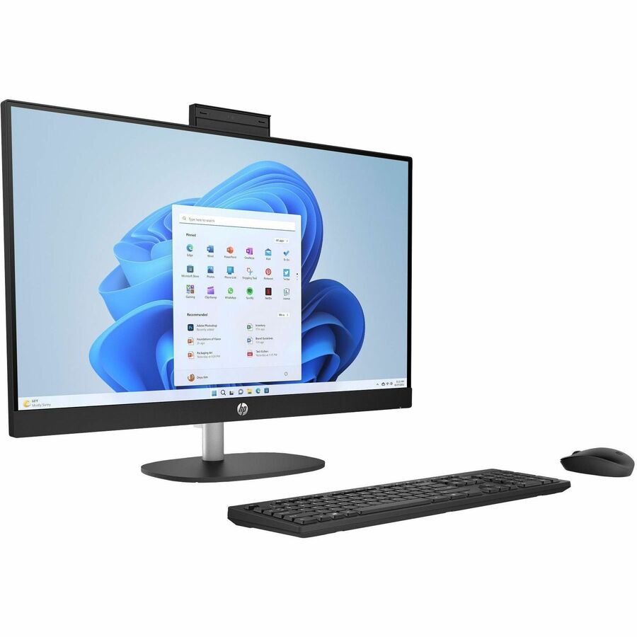 HP 27-cr0000i 27-cr0109c All-in-One Computer - Intel Core i5 13th Gen i5-1334U - 16 GB - 1 TB PCI Express NVMe SSD - 27" Full HD - Desktop - Jet Black - Refurbished