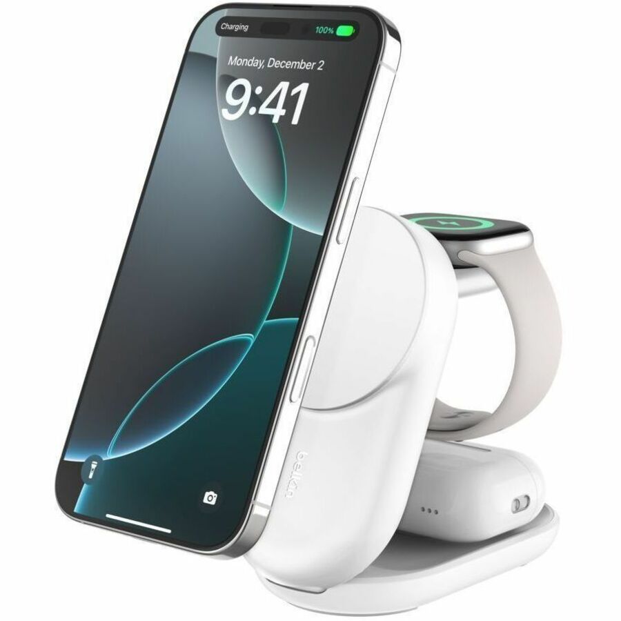 Belkin UltraCharge 3-in-1 Foldable Magnetic Charger with Qi2 25W