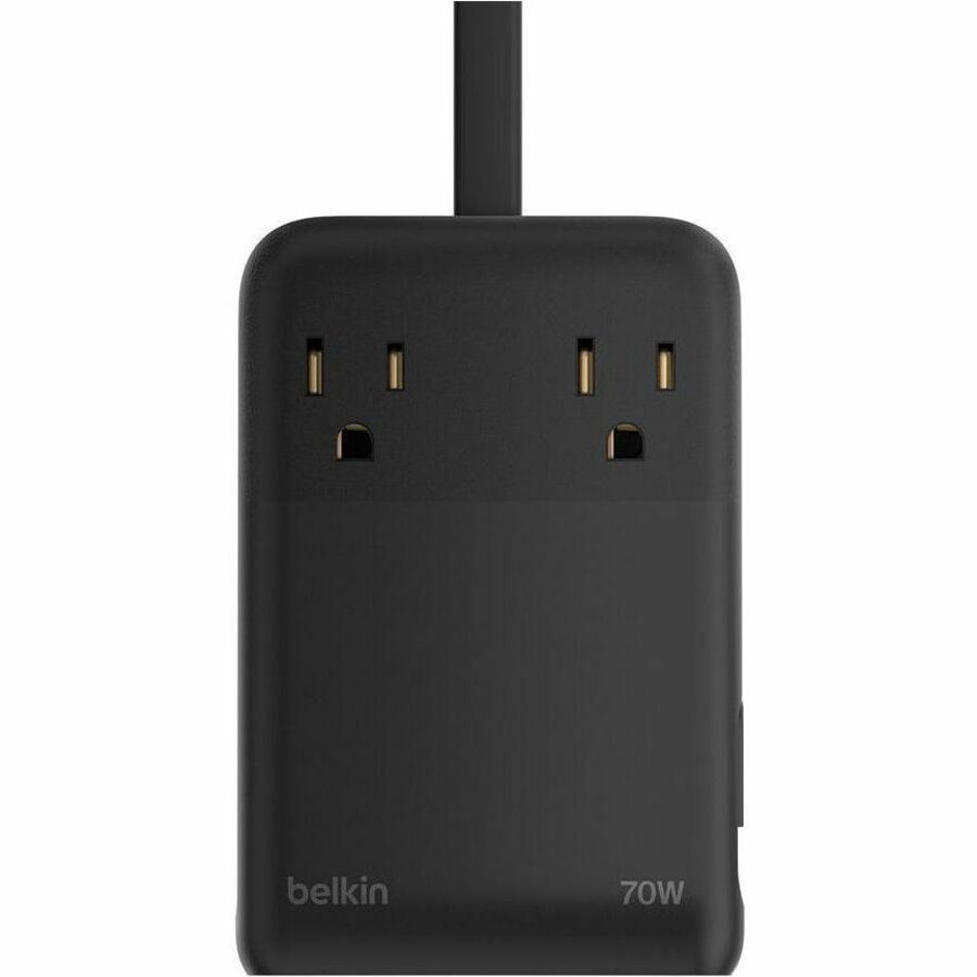 Belkin 2-Outlet Charging Station with USB Ports and USB-C Cable 70W