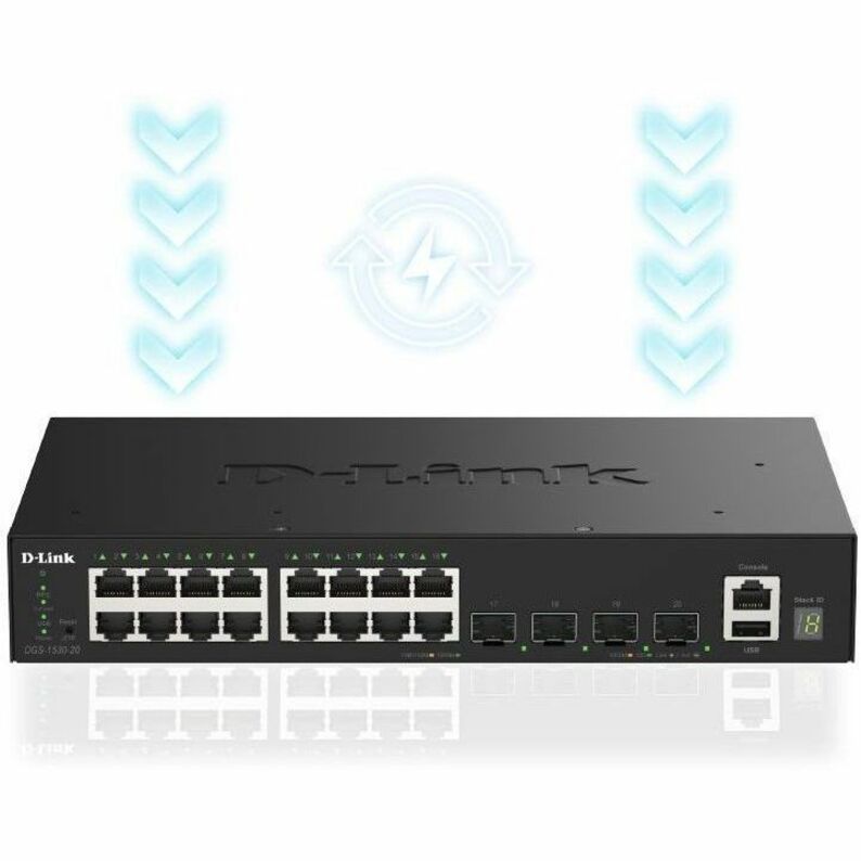 D-Link DGS-1530-20 Ethernet Switch