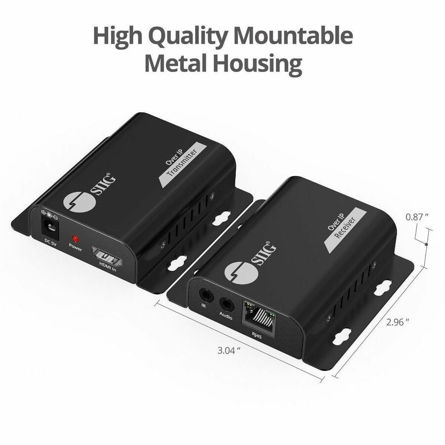 SIIG HDMI Over IP Extender with IR - 492ft (150m) - 1080p - IR- One-to-Many
