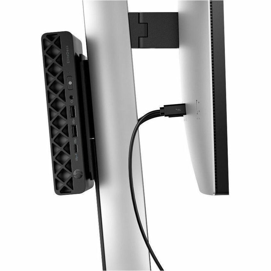 HP EliteDesk 8 G1a Desktop Computer - AMD Ryzen 5 220 - 16 GB - 512 GB PCI Express NVMe 4.0 x4 SSD - Mini PC - Jack Black