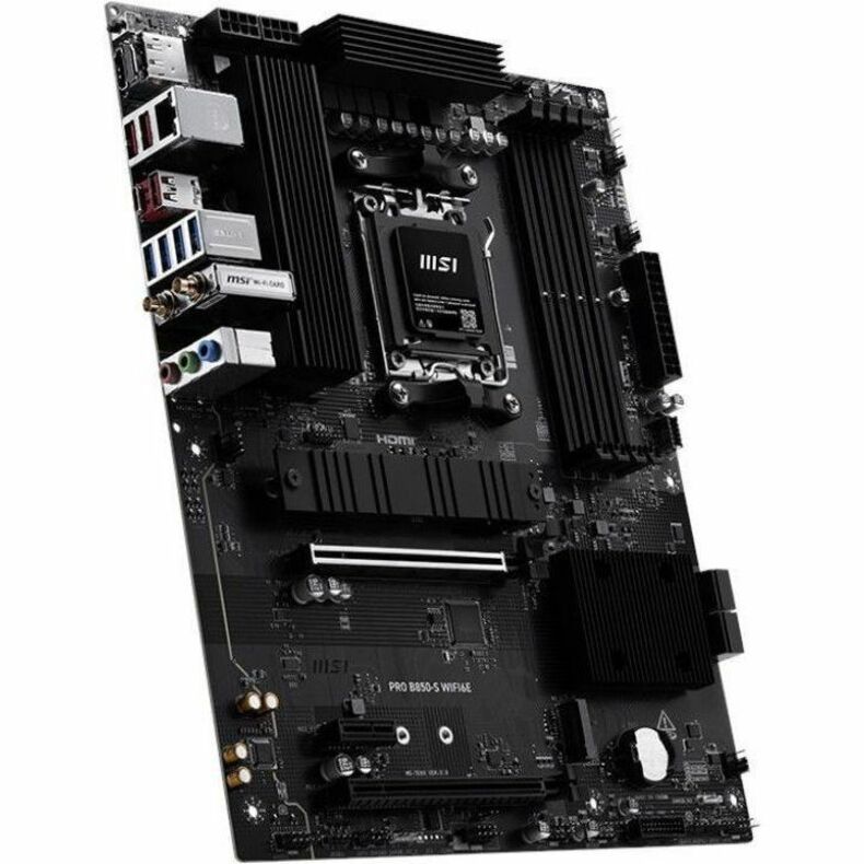 MSI B850-S WIFI6E Gaming Desktop Motherboard - AMD B850 Chipset - Socket AM5 - ATX