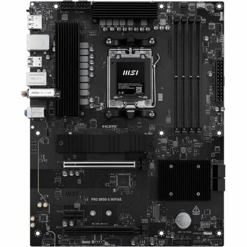 MSI B850-S WIFI6E Gaming Desktop Motherboard - AMD B850 Chipset - Socket AM5 - ATX