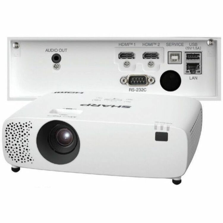 Sharp XP-E501U-W LCD Projector - 21:9 - Ceiling Mountable - White