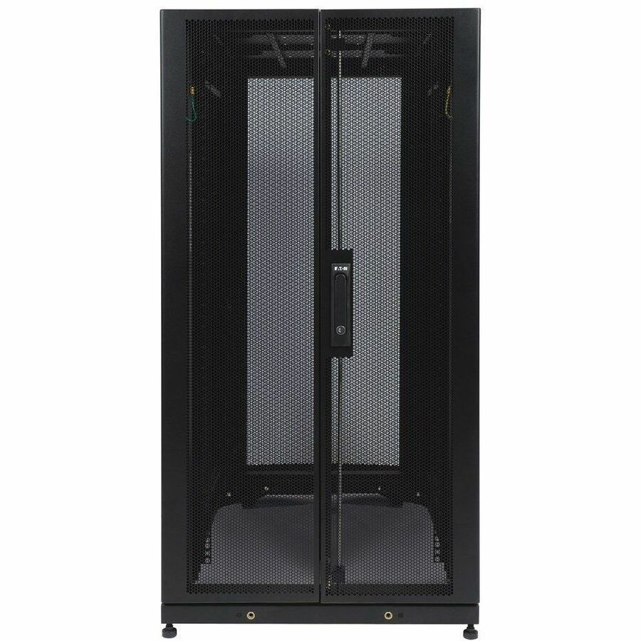 Eaton Tripp Lite Series 25U SmartRack Standard-Depth Half-Height Server Rack Enclosure, Doors and Side Panels