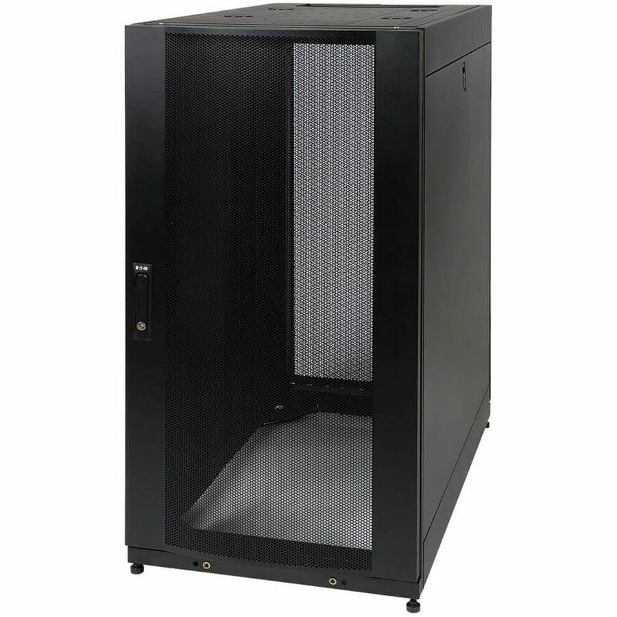 Eaton Tripp Lite Series 25U SmartRack Standard-Depth Half-Height Server Rack Enclosure, Doors and Side Panels