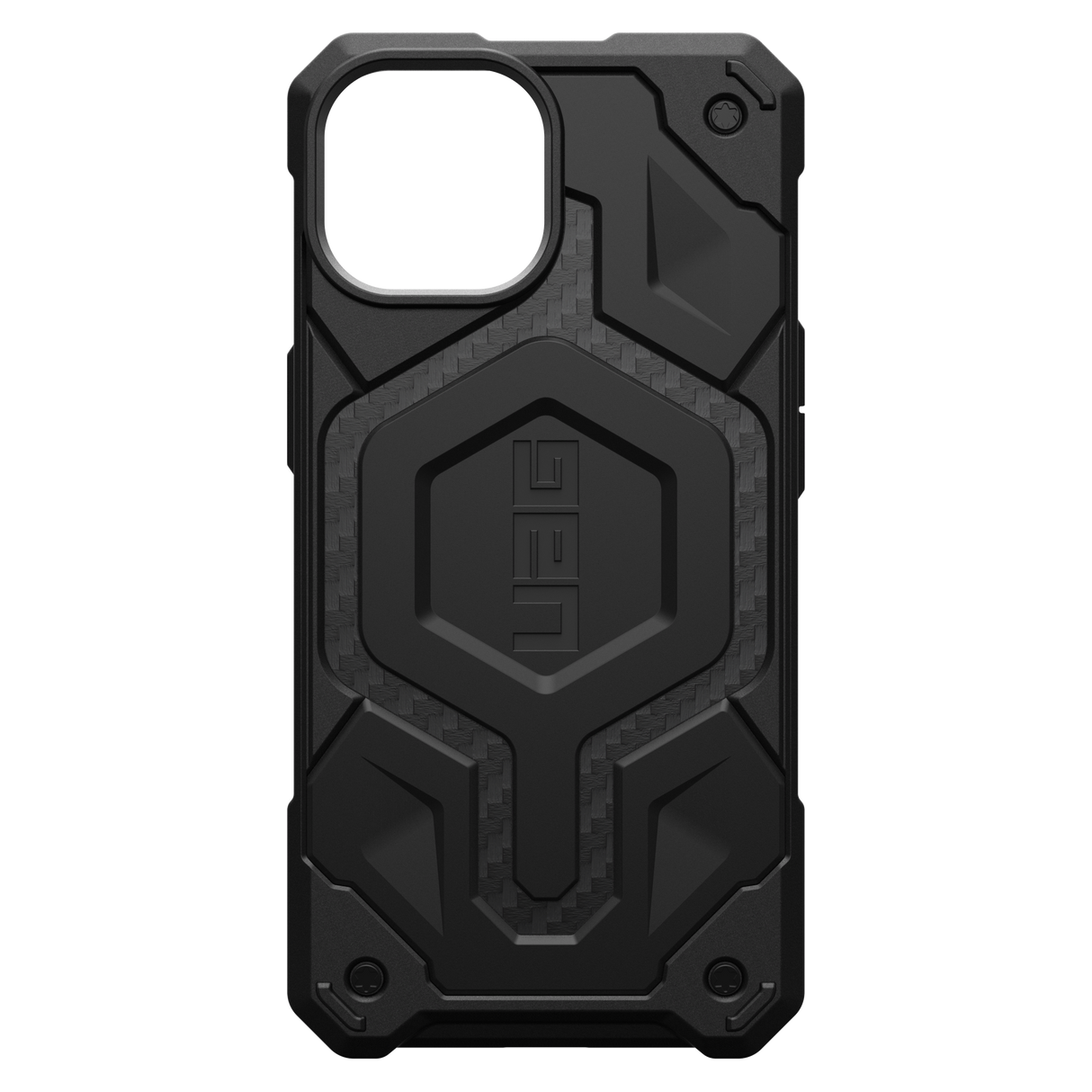 Urban Armor Gear Uag - Monarch Pro Magsafe Case For Apple Iphone 15 - Carbon Fiber