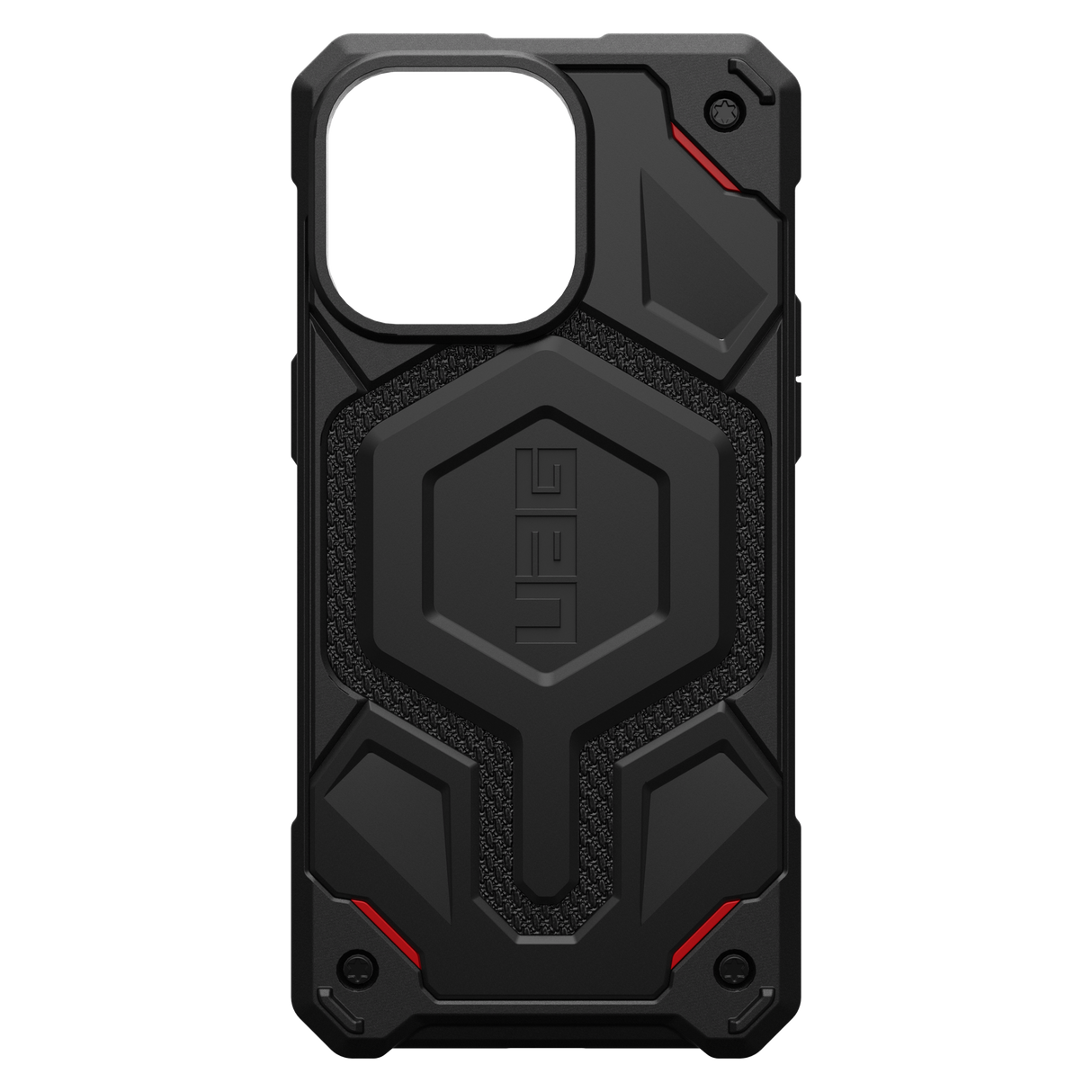 Urban Armor Gear Uag - Monarch Pro Magsafe Case For Apple Iphone 15 Pro Max - Kevlar Black