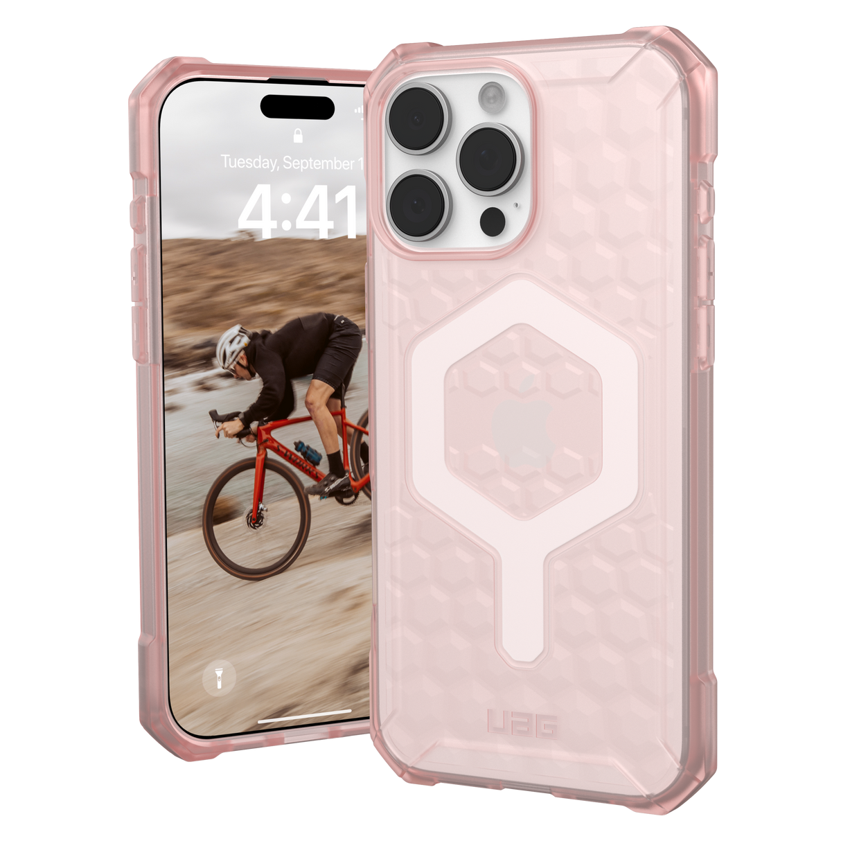 Urban Armor Gear Uag - Essential Armor Magsafe Case For Apple Iphone 16 Pro Max - Rose