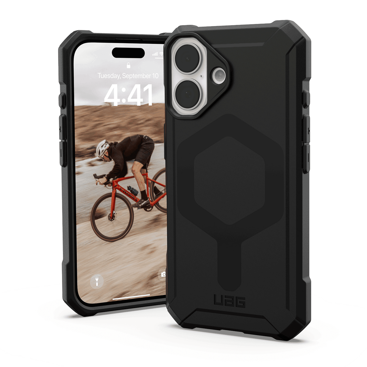 Urban Armor Gear Uag - Essential Armor Magsafe Case For Apple Iphone 16 - Black