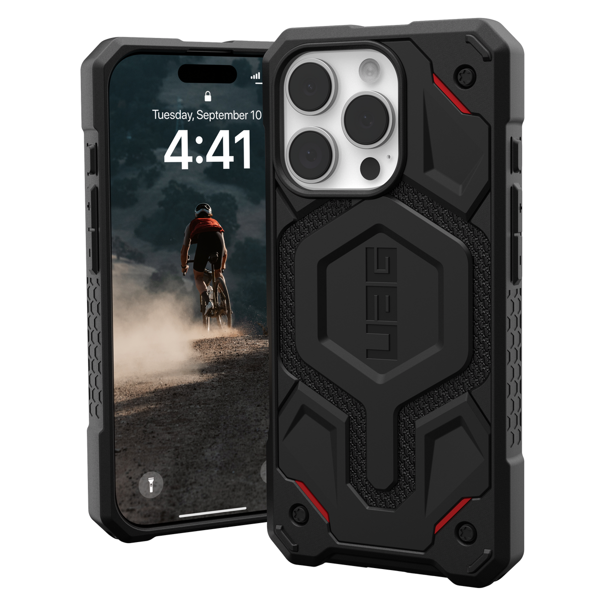Urban Armor Gear Uag - Monarch Pro Magsafe Case For Apple Iphone 16 Pro - Kevlar Black