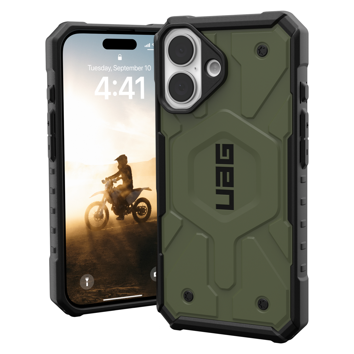 Urban Armor Gear Uag - Pathfinder Magsafe Case For Apple Iphone 16 - Olive Drab