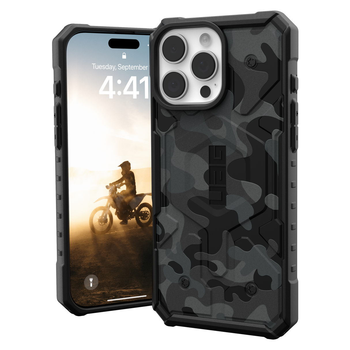 Urban Armor Gear Uag - Pathfinder Se Magsafe Case For Apple Iphone 16 Pro Max - Midnight Camo