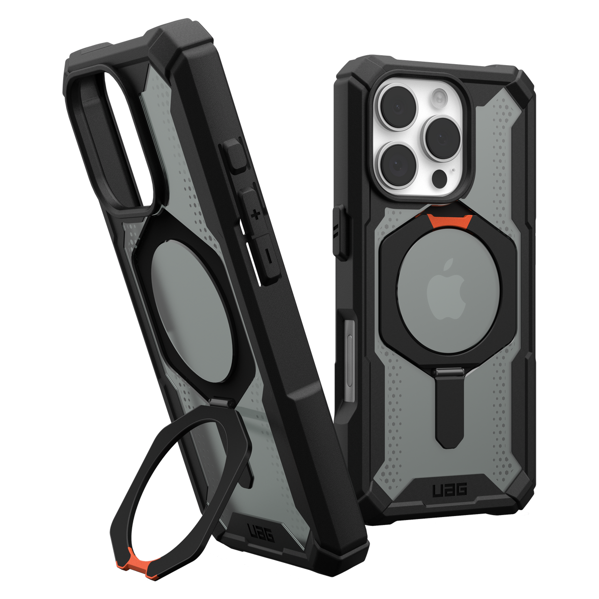 Urban Armor Gear Uag - Plasma Xte Magsafe Case For Apple Iphone 16 Pro - Black And Orange