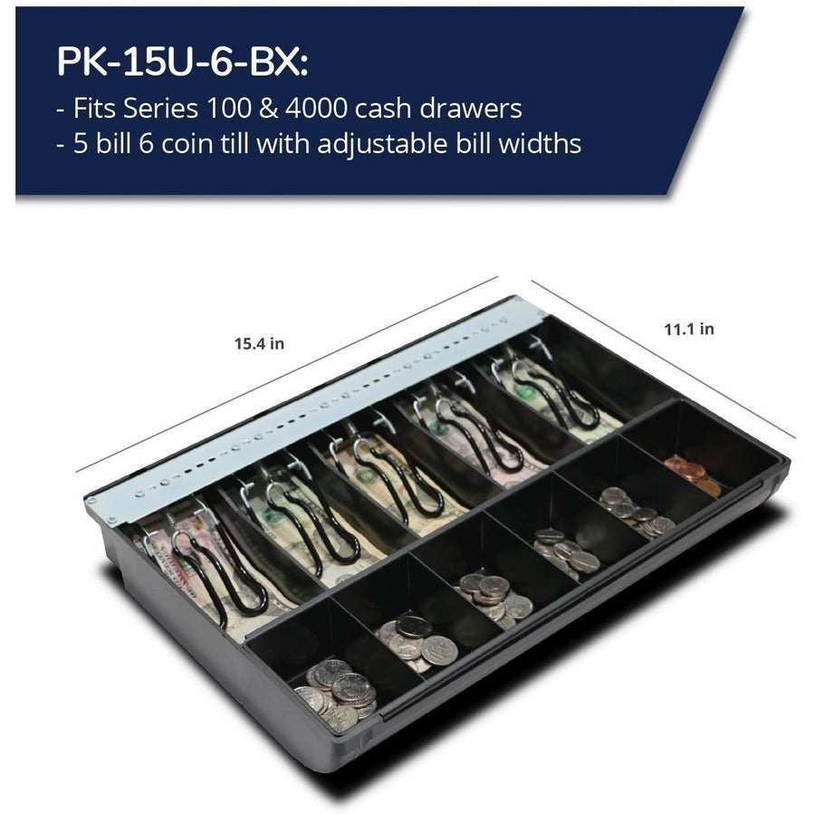 apg® Cash Drawer PK-15U-6-BX Universal Till