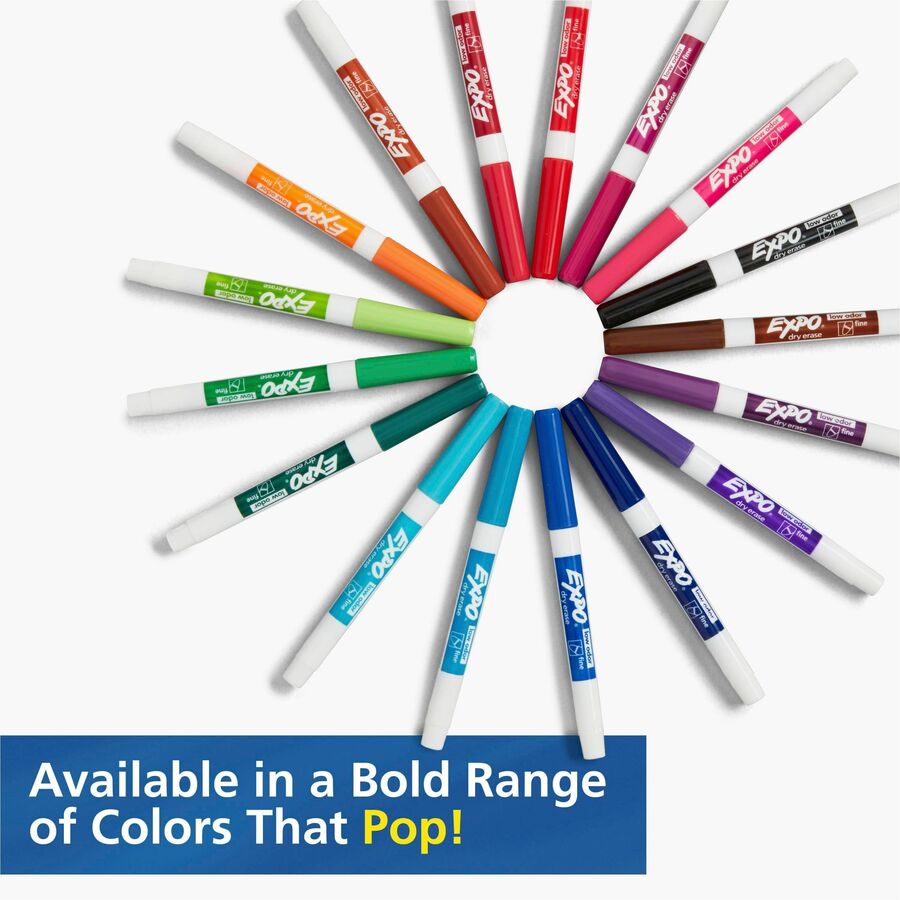 Expo Low-Odor Dry-erase Markers