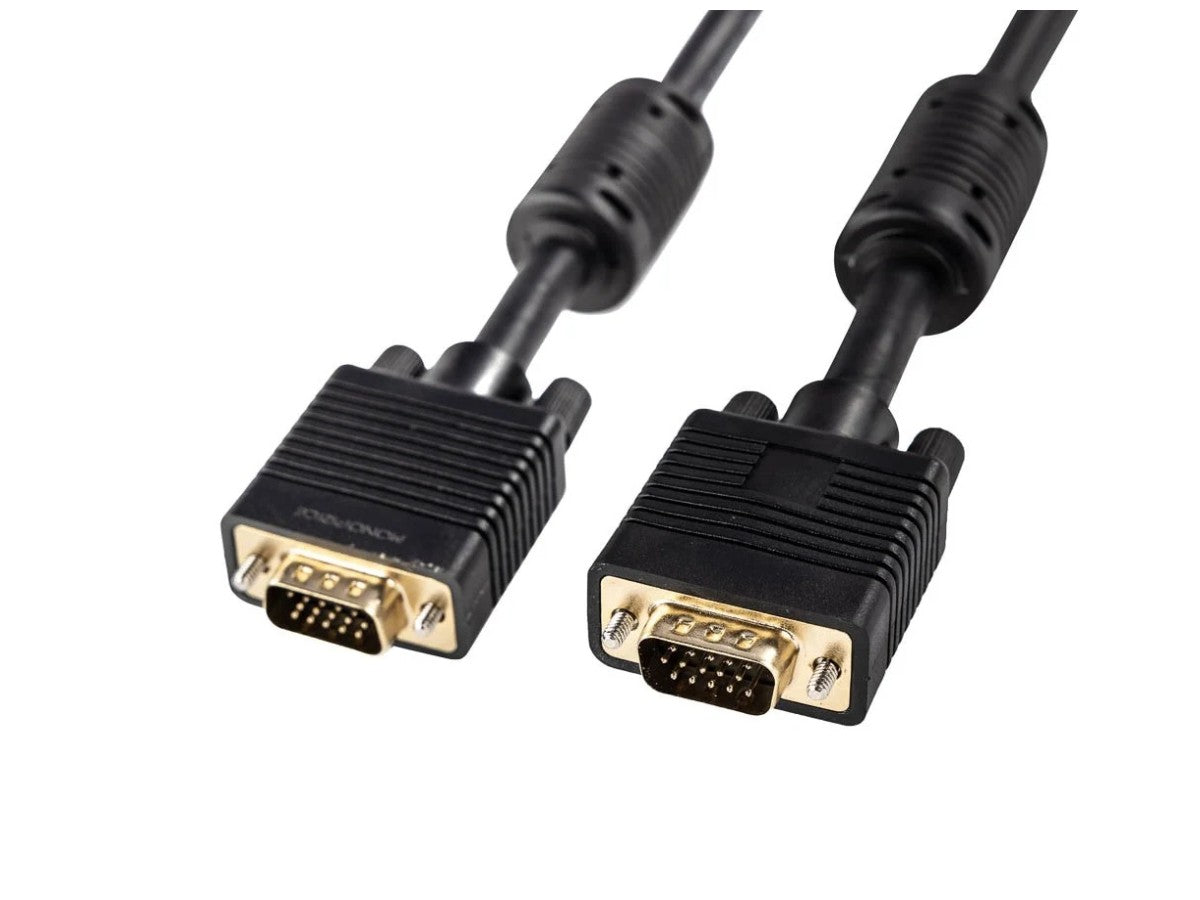Monoprice Super VGA (SVGA) Monitor Cable - VGA Left Connector - Male Left Gender - VGA Right Connector - Male Right Gender - 10feet Length