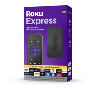 Roku Express 3960R Network Audio/Video Player - Wireless LAN - Black