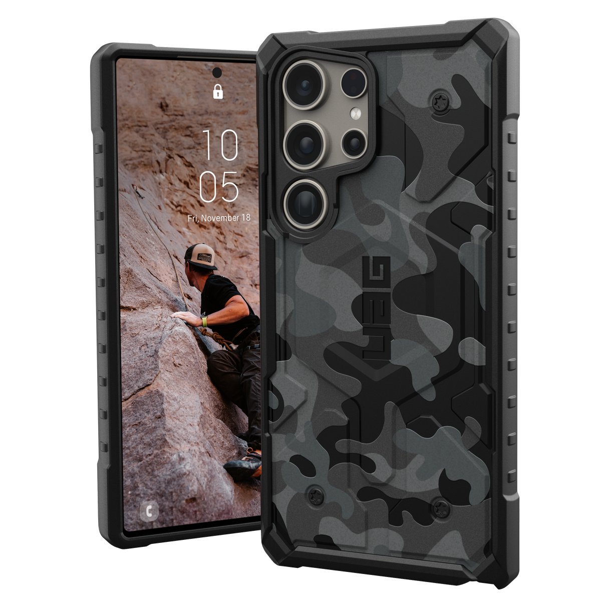 Urban Armor Gear Uag - Pathfinder Se Case For Samsung Galaxy S24 Ultra - Midnight Camo