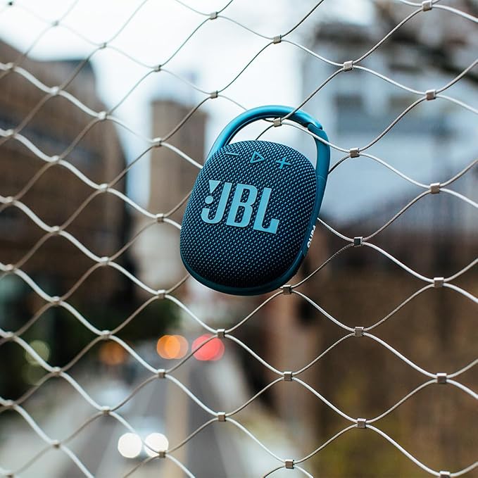 Jbl - Clip 4 Waterproof Bluetooth Speaker - Blue