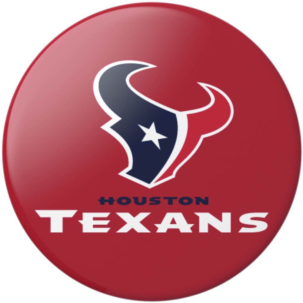 PopSockets Houston Texans Red Swappable PopGrip 38.8 mm 7.7 mm Backspin