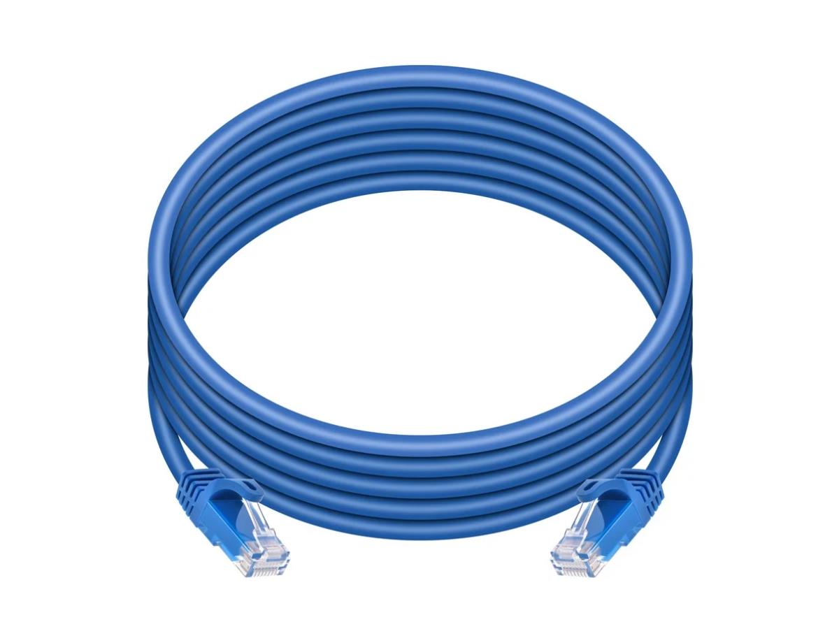 Monoprice FLEXboot Series Cat6 24AWG UTP Ethernet Network Patch Cable, 10ft Blue